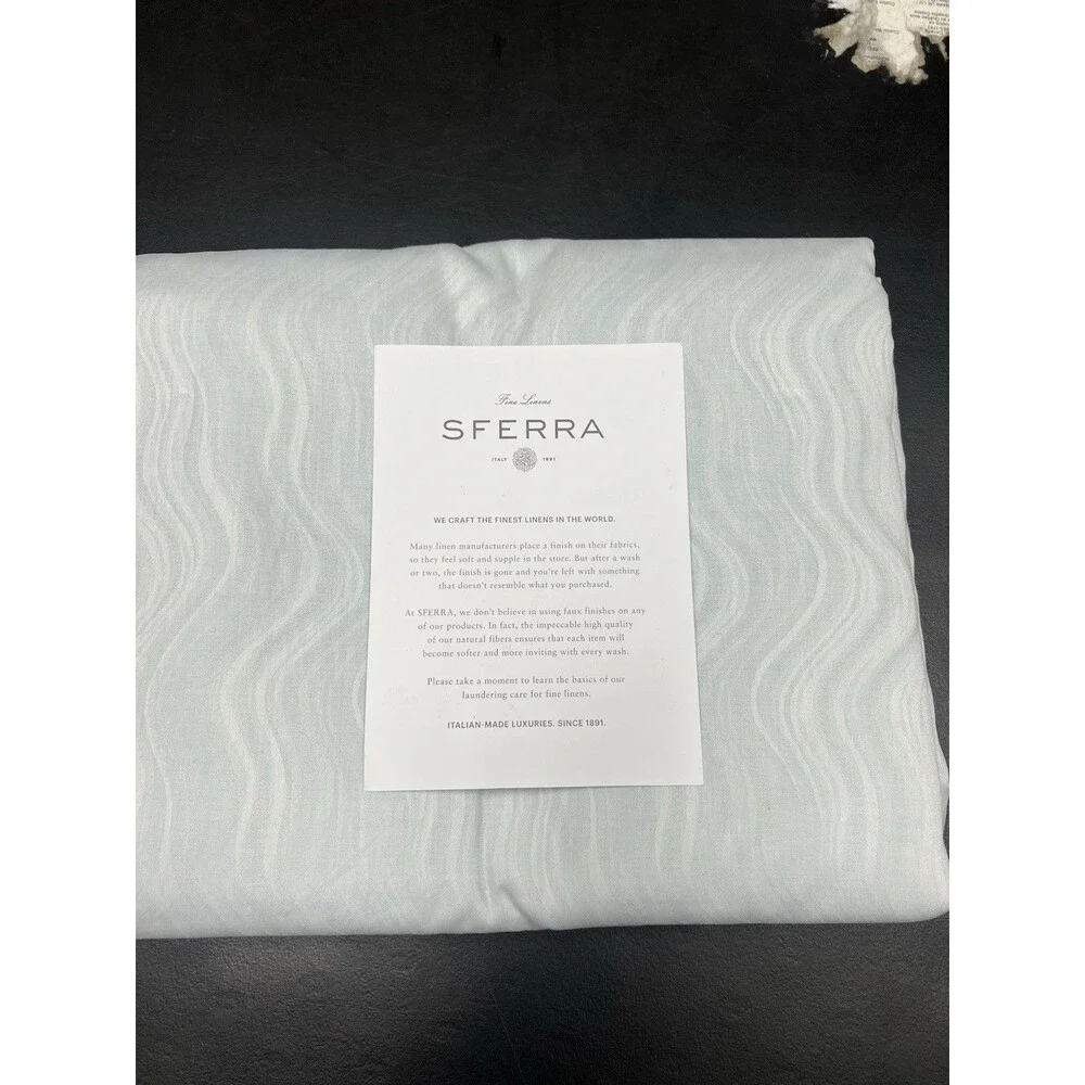 Sferra Onda Duvet + 2 Euro Shams + 2 Boudoir + 1 Standard Sham